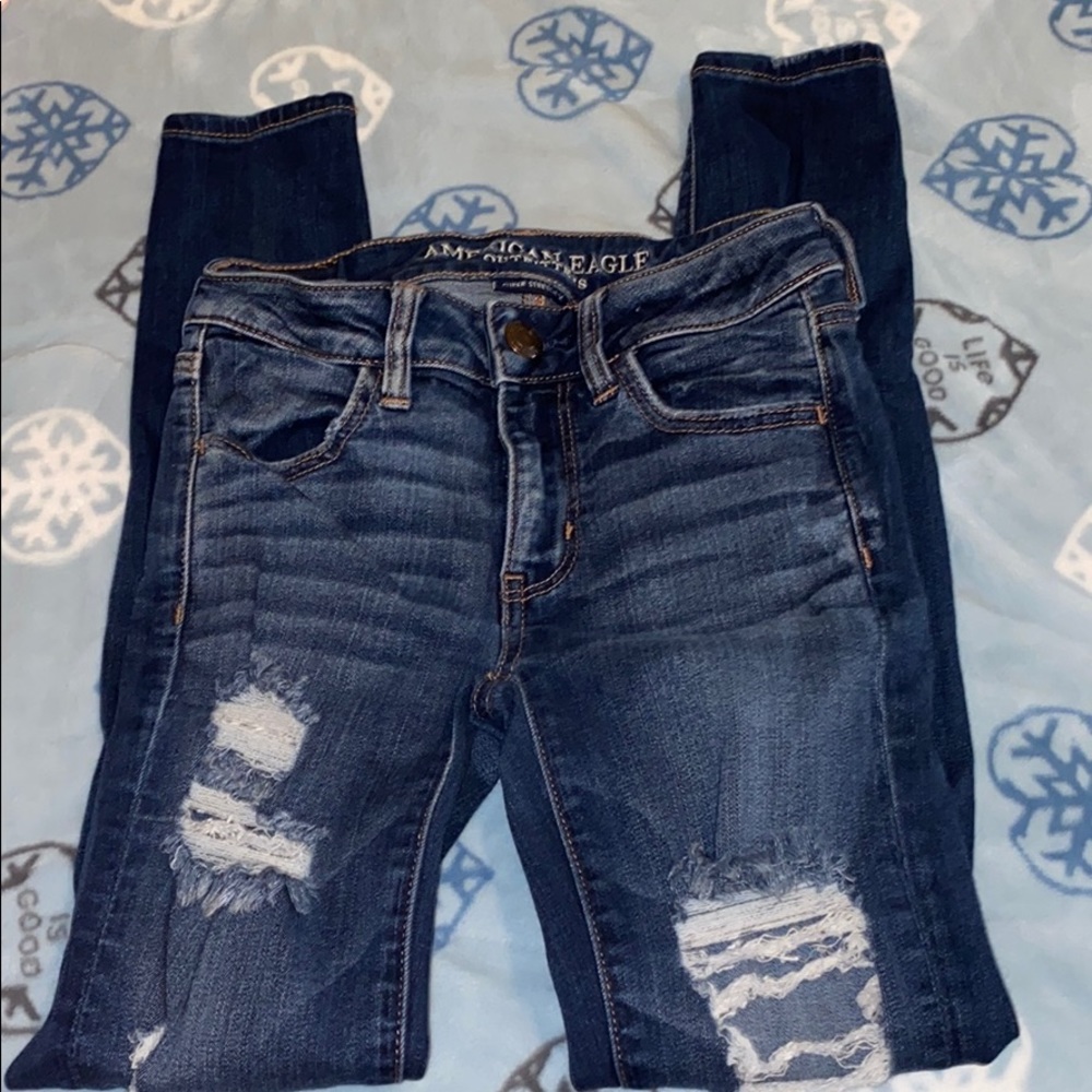 ✰nwot ripped American Eagle jeans ✰ - Picture 2 of 6